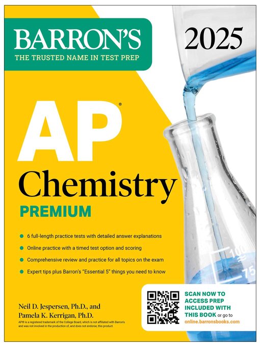 Title details for AP Chemistry Premium 2025 by Barron's Educational Series - Available